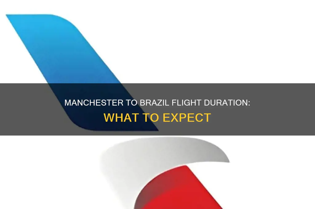 how long is the flight time from manchester to brazil