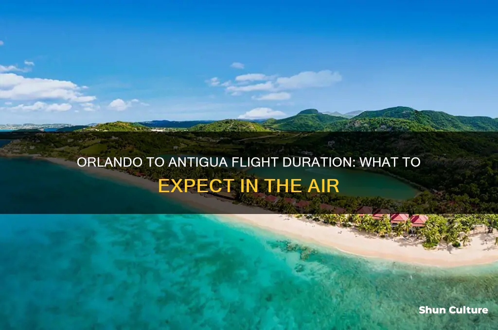 how long is the flight to antigua from orlando