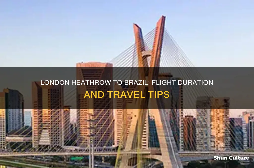 how long is the flight to brazil from london heathrow