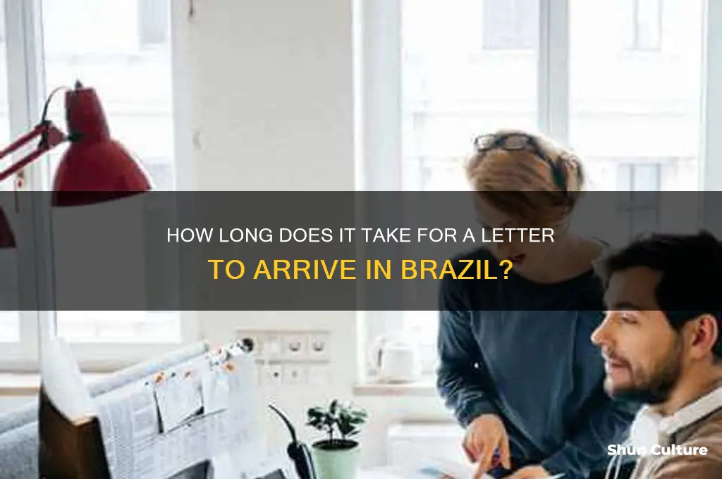 how long it takes to a letter arrive in brazil