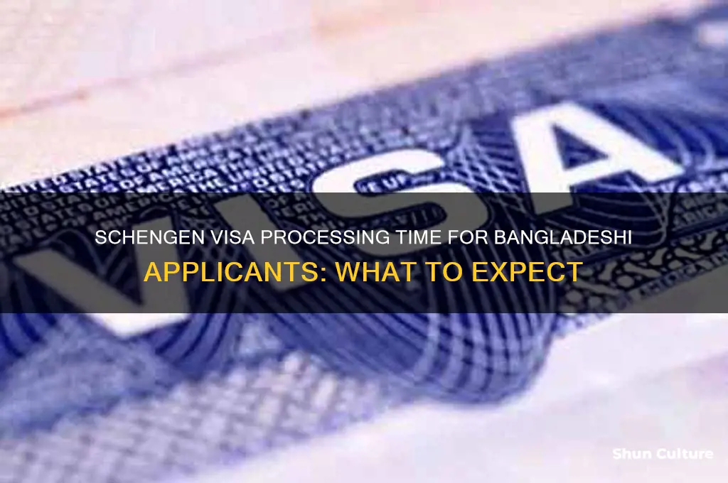 how long it takes to get schengen visa from bangladesh