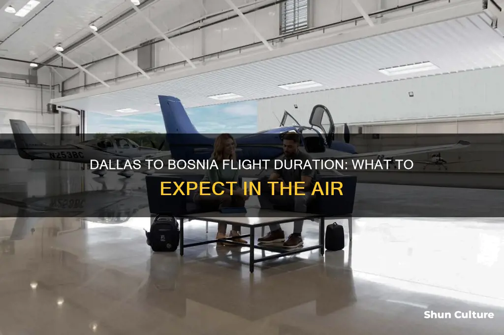 how long of a flight from dallas to bosnia
