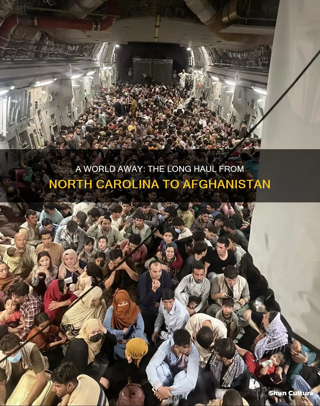 how long of a flight is nc to afghanistan