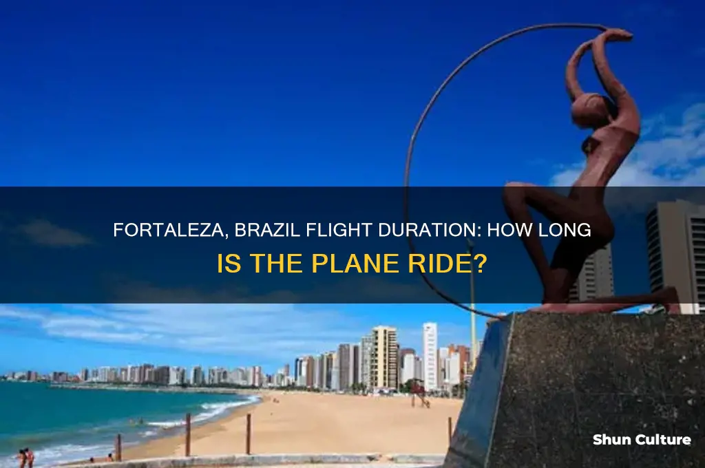 how long of a plane ride fortaleza brazil