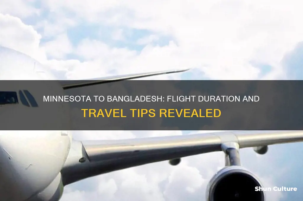 how long of a plane ride from mn to bangladesh