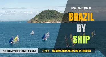 Sailing from Spain to Brazil: Estimated Ship Journey Duration