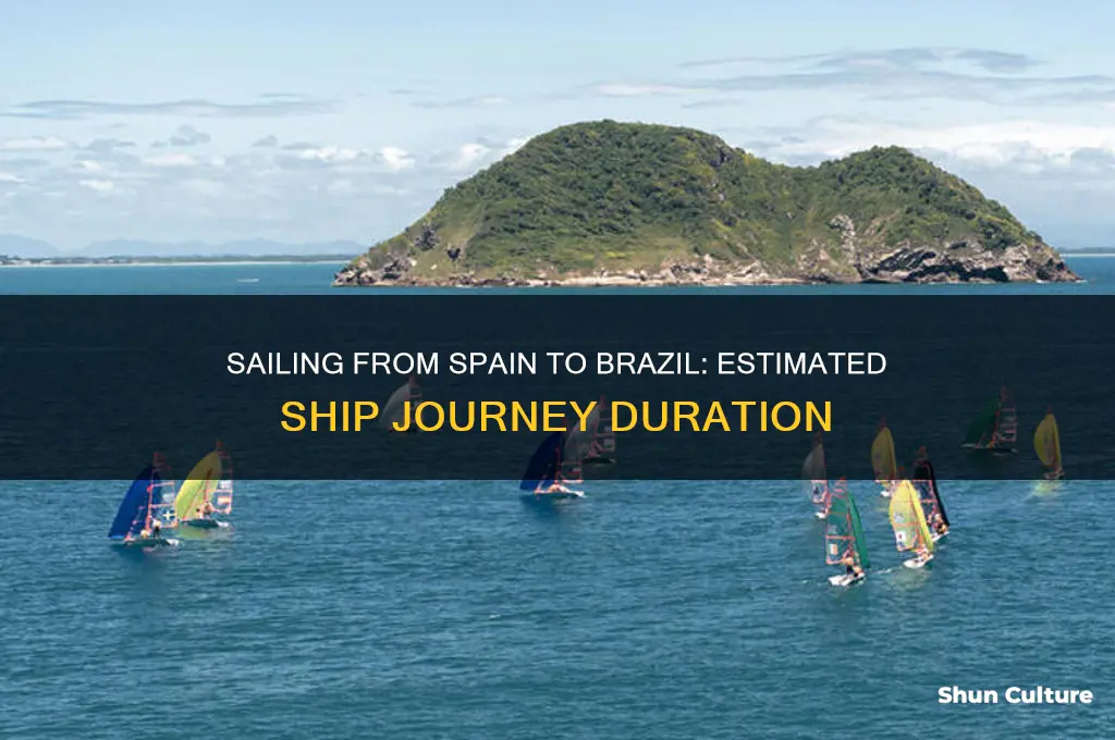 how long spain to brazil by ship