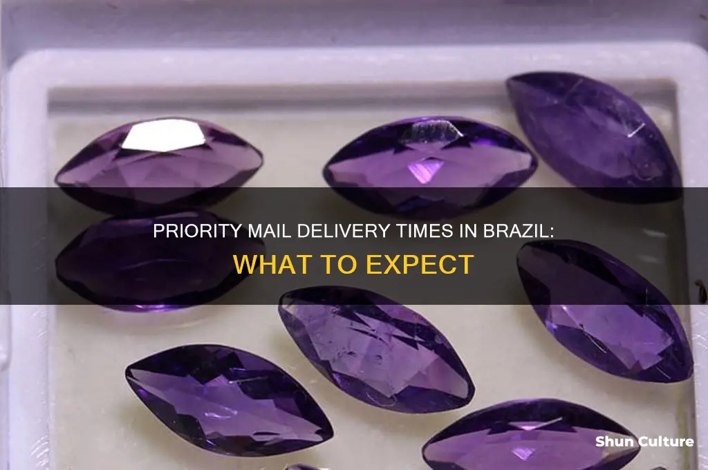 how long takes a priority mail to deliver in brazil