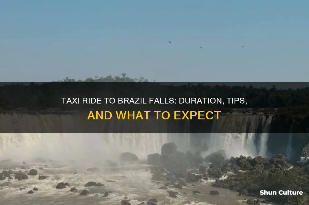 how long taxi igr to brazil falls