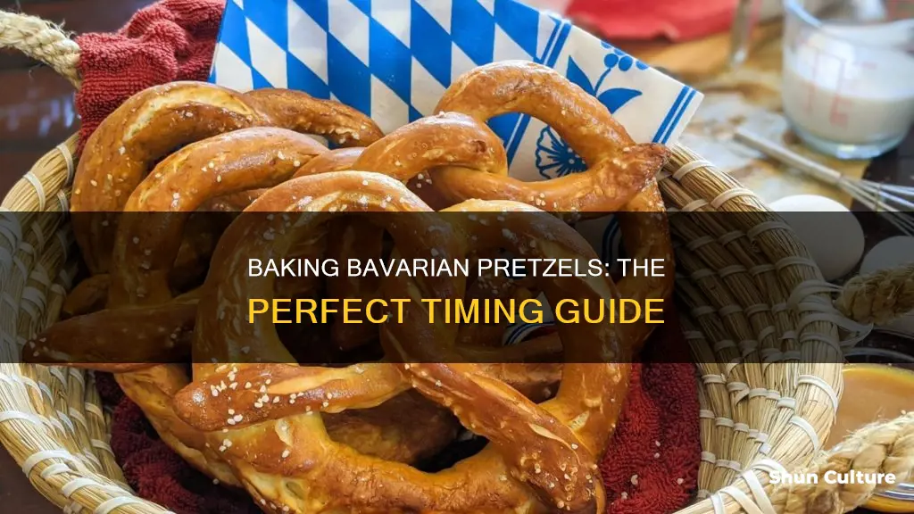 how long to bake bavarian pretzel