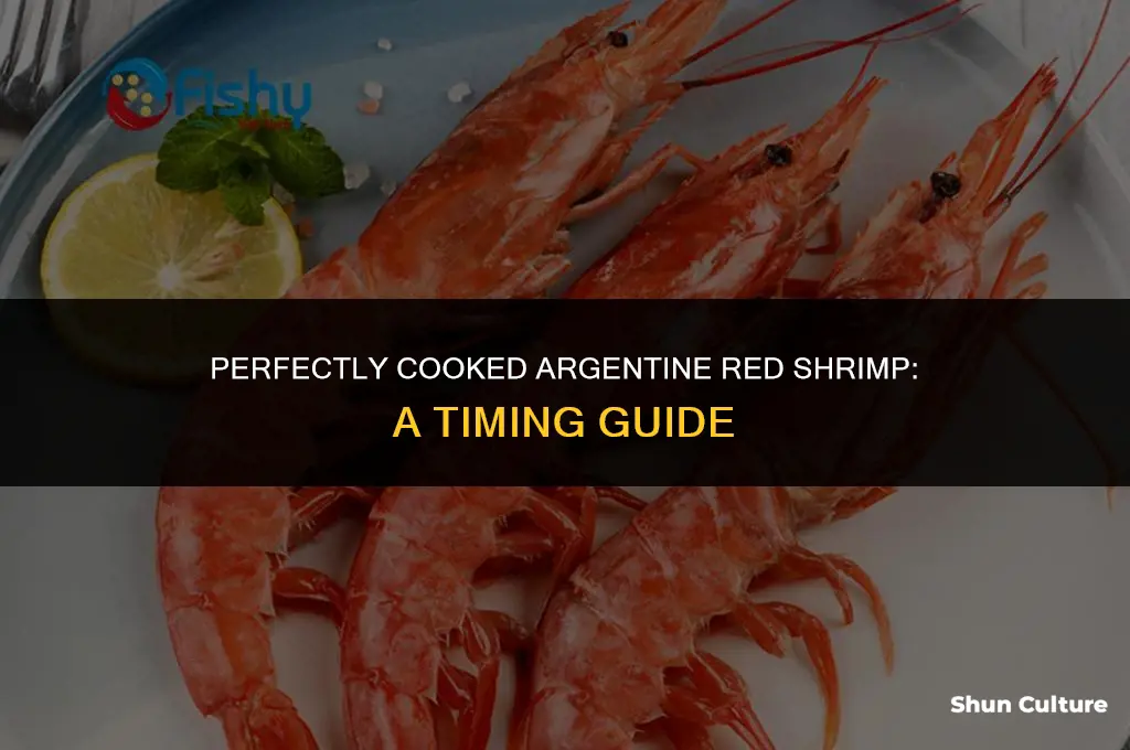 how long to boil argentine red shrimp