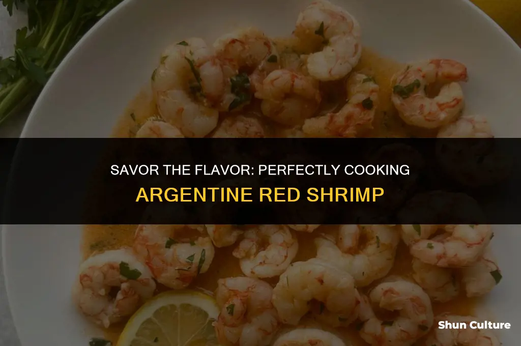 how long to cook argentine red shrimp