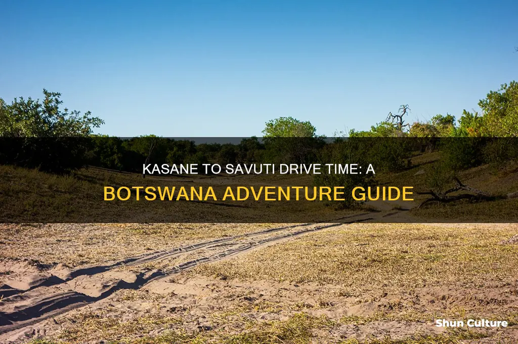 how long to drive from kasane to sauvti botswana