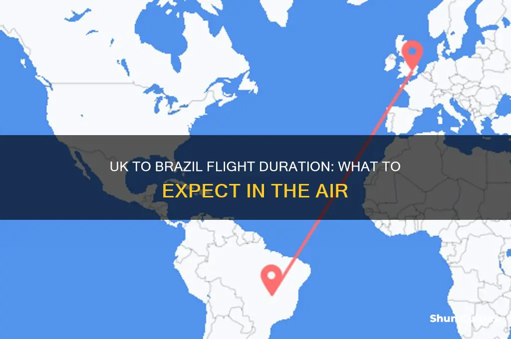 how long to fly from uk to brazil