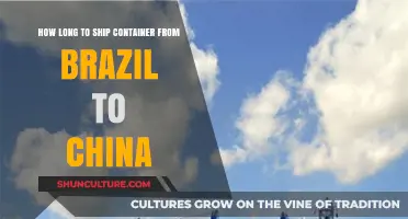 Shipping Containers from Brazil to China: Estimated Transit Time