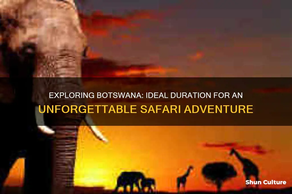 how long to spend in botswana