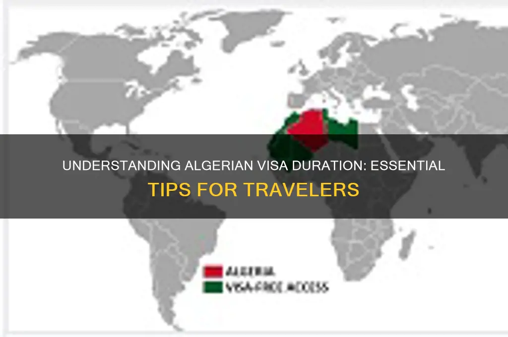 how long to use algerian visa