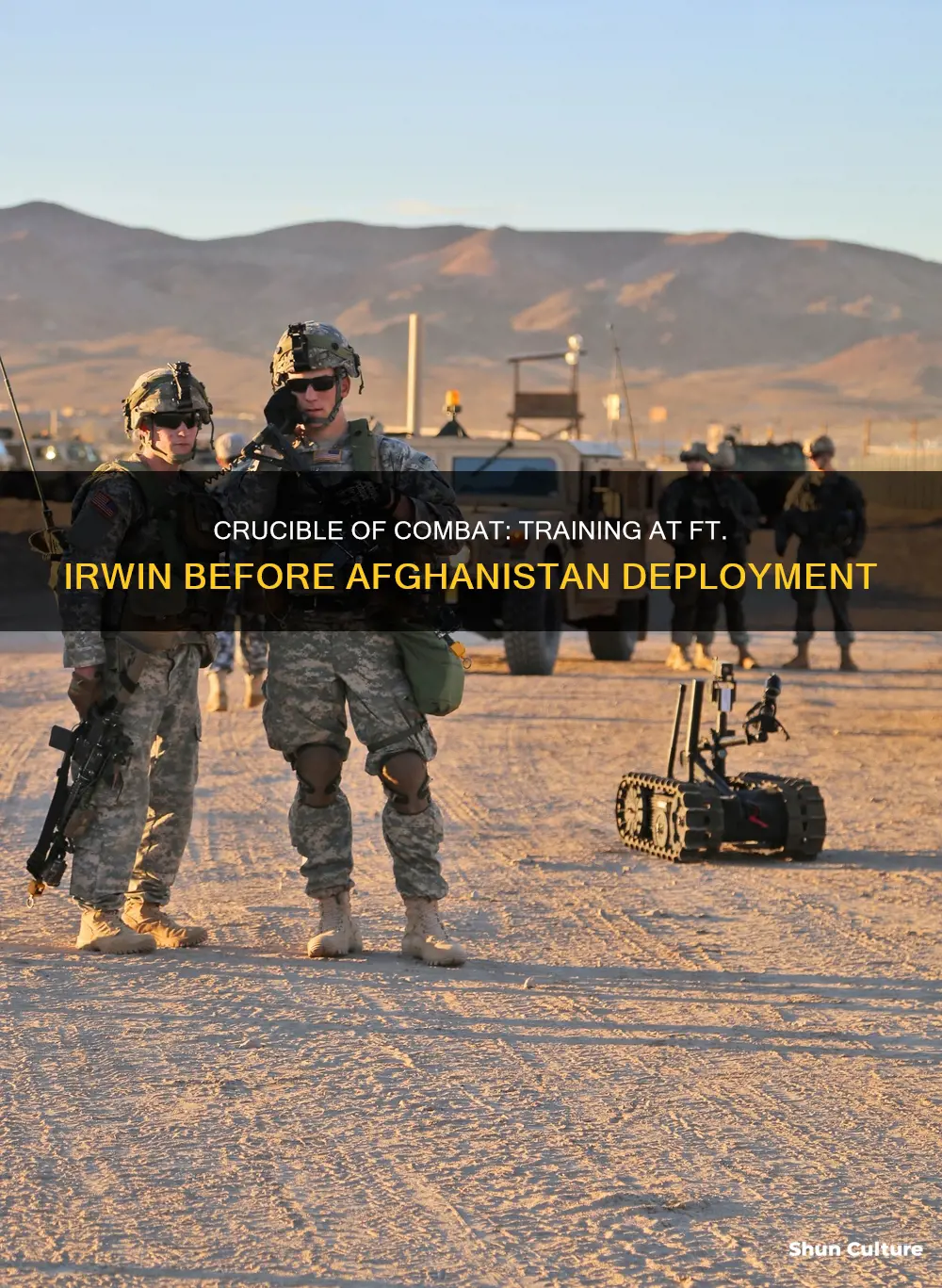 how long training at ft irwin before afghanistan