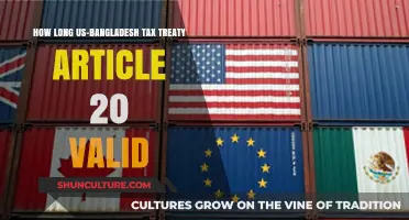 US-Bangladesh Tax Treaty Article 20 Validity: Duration Explained