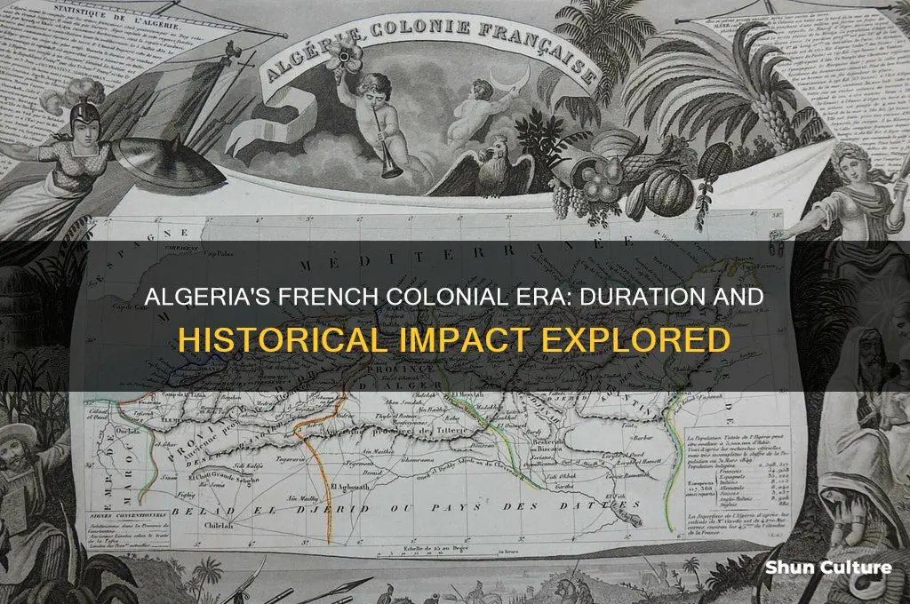 how long was algeria a french colony