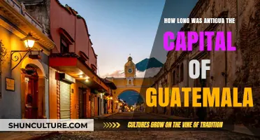 Antigua's Reign: How Long Was It Guatemala's Capital?