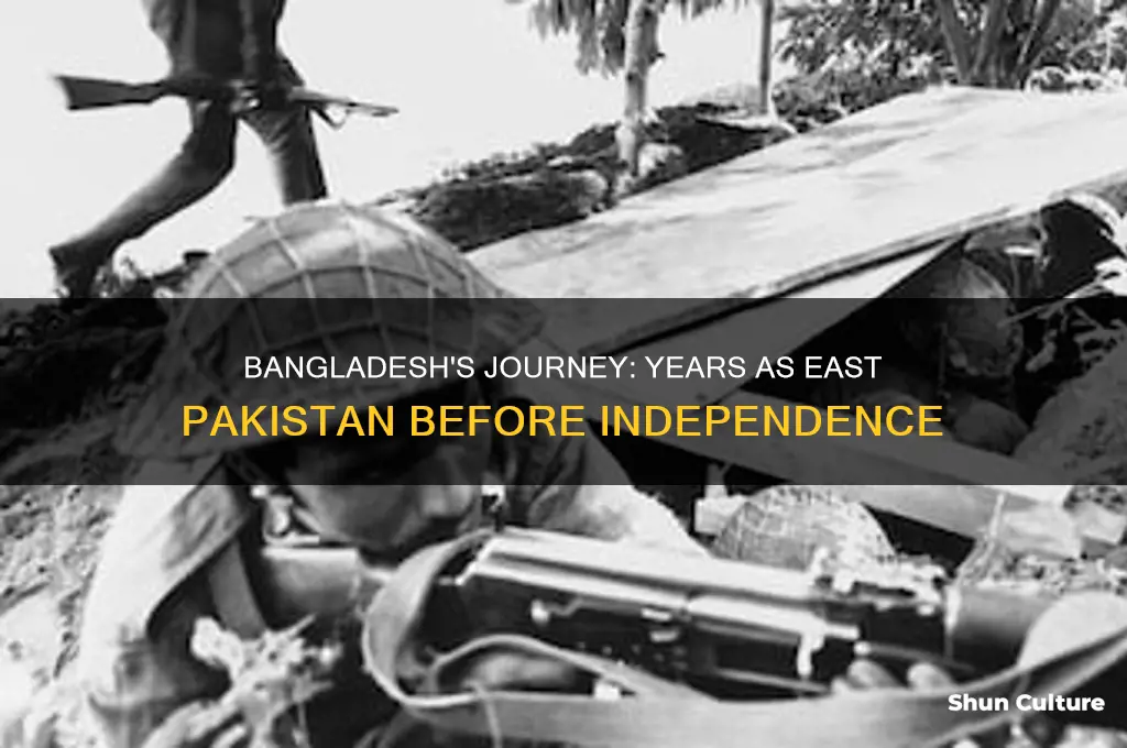 how long was bangladesh part of pakistan