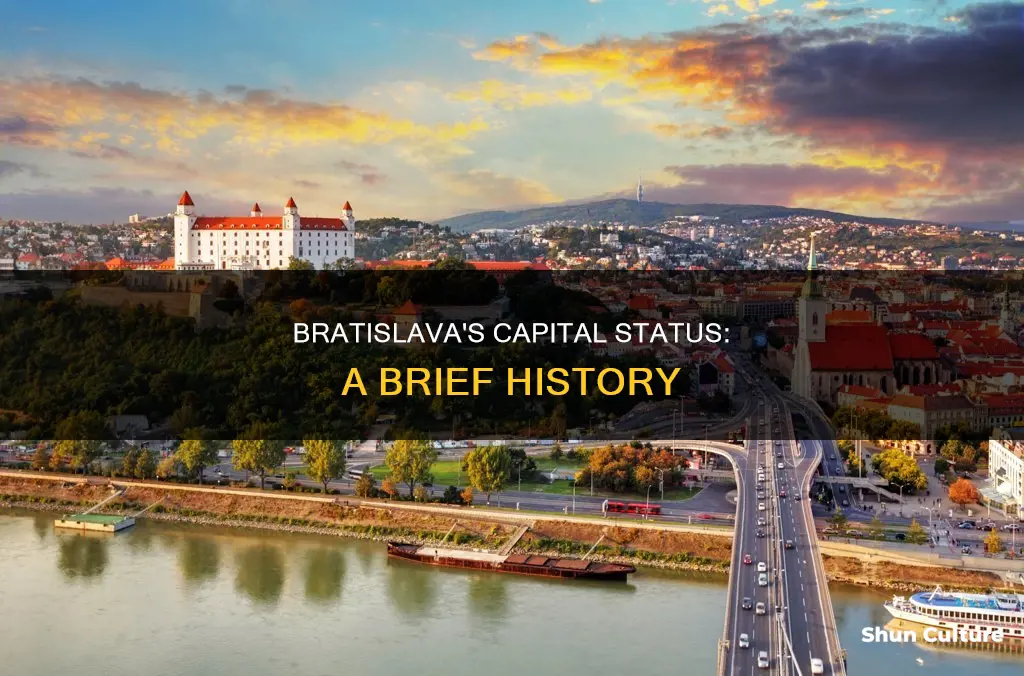 how long was bratislava the capital of austrian hungarian empire