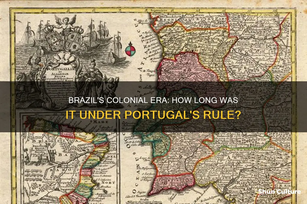 how long was brazil a colony of portugal