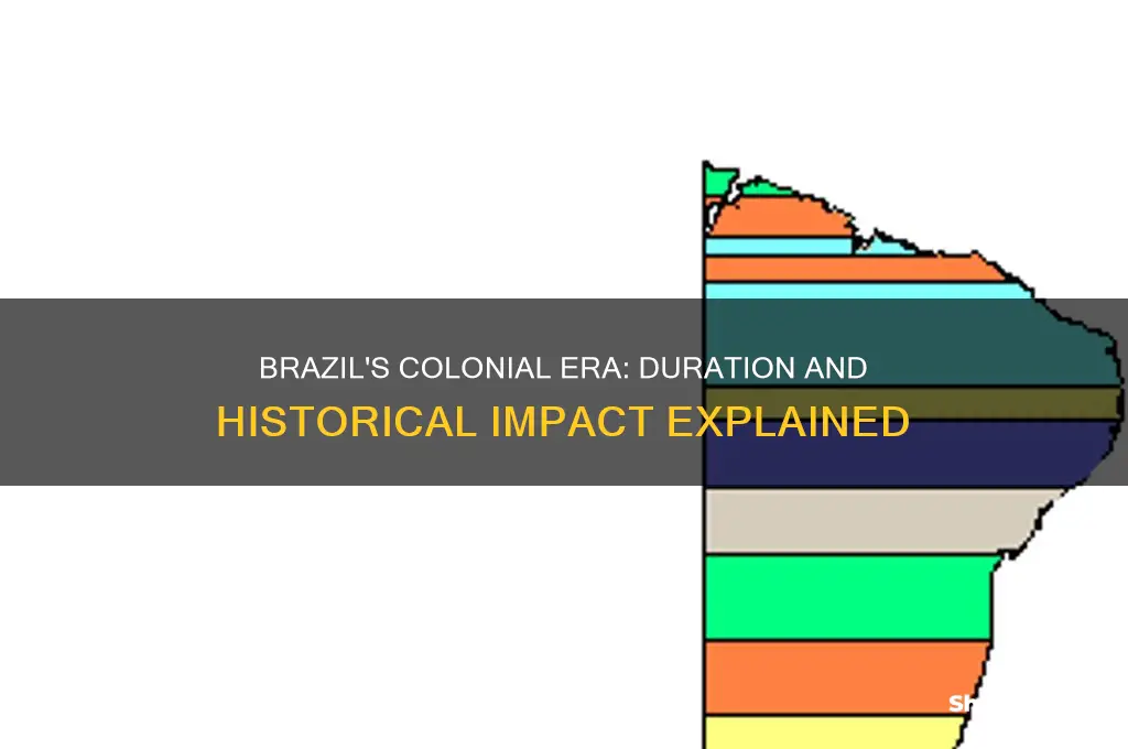 how long was brazil colonized