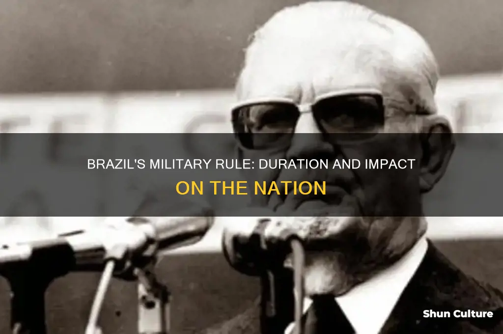 how long was brazil under military rule