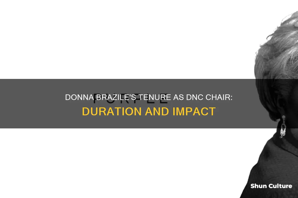 how long was donna brazile dnc chair