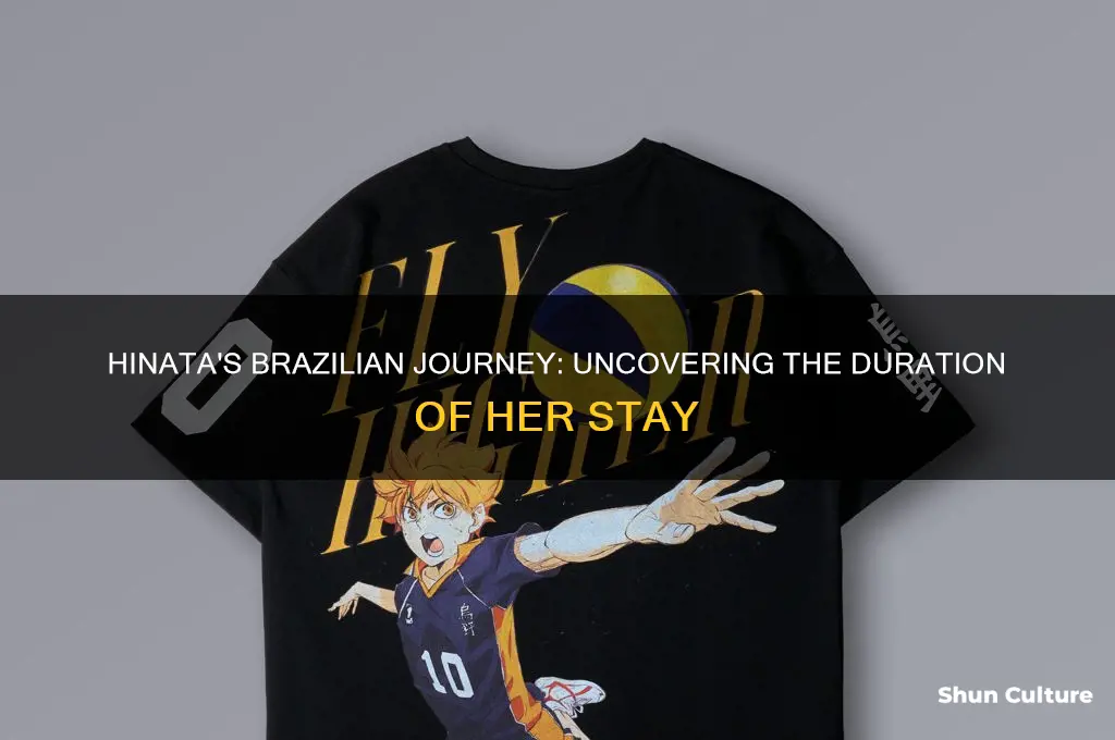 how long was hinata in brazil