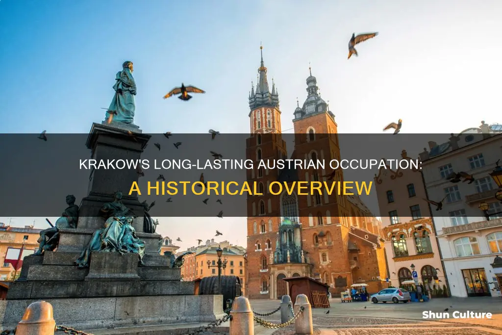 how long was krakow under austrian rule