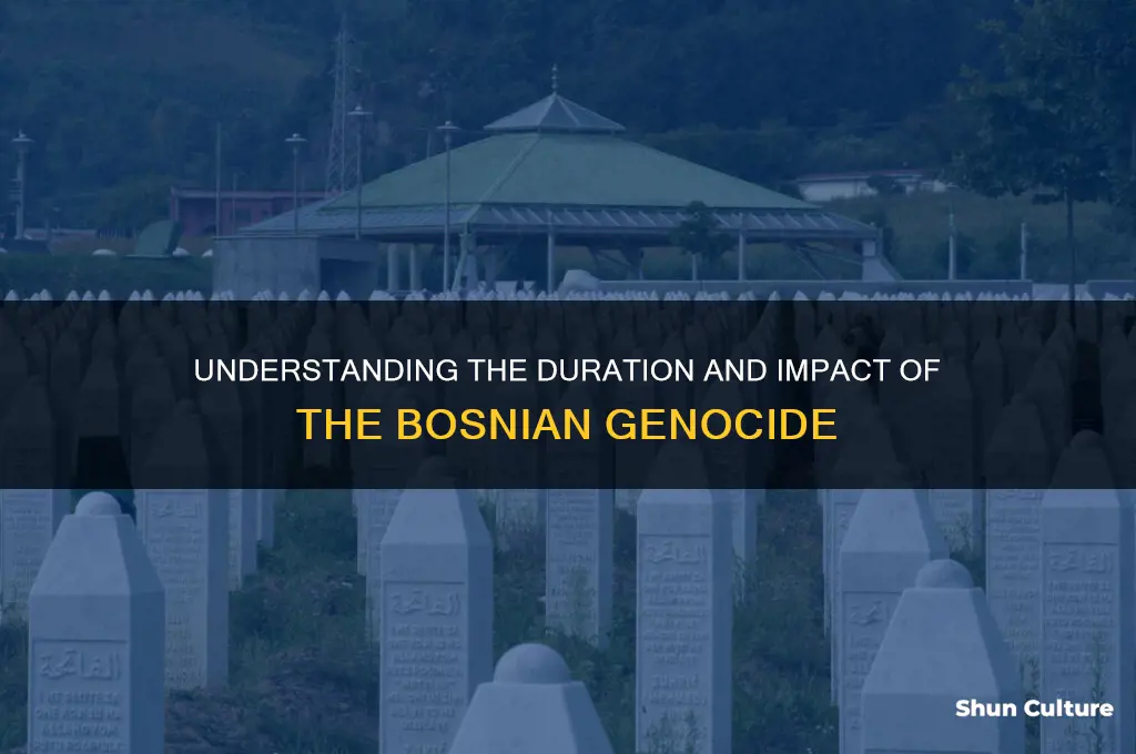 how long was the bosnian genocide