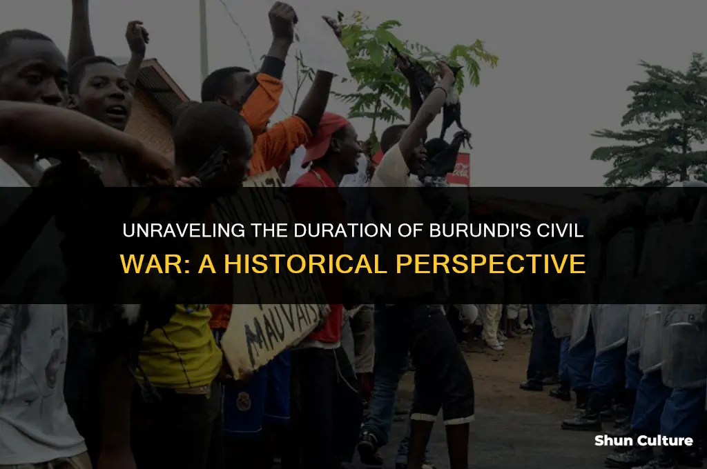 how long was the civil war in burundi