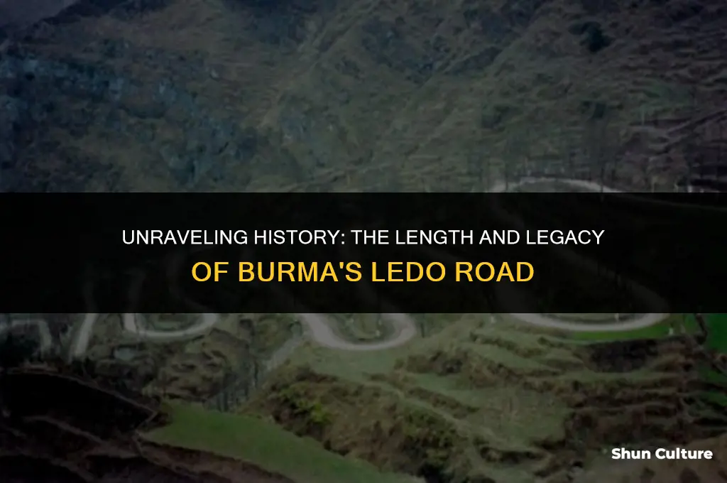 how long was the ledo road in burma