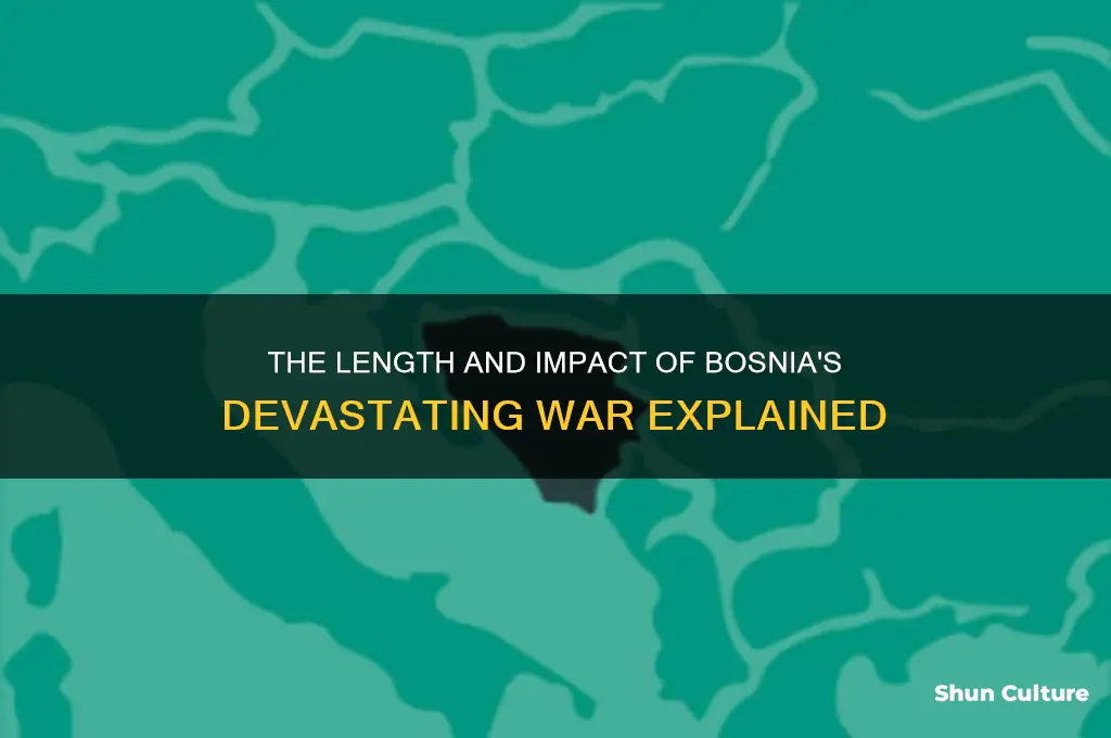 how long was the war in bosnia