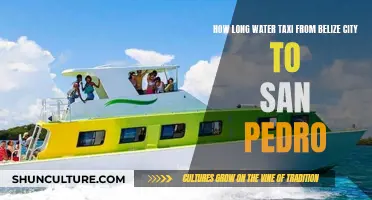 Belize Water Taxi Adventure: San Pedro to Belize City