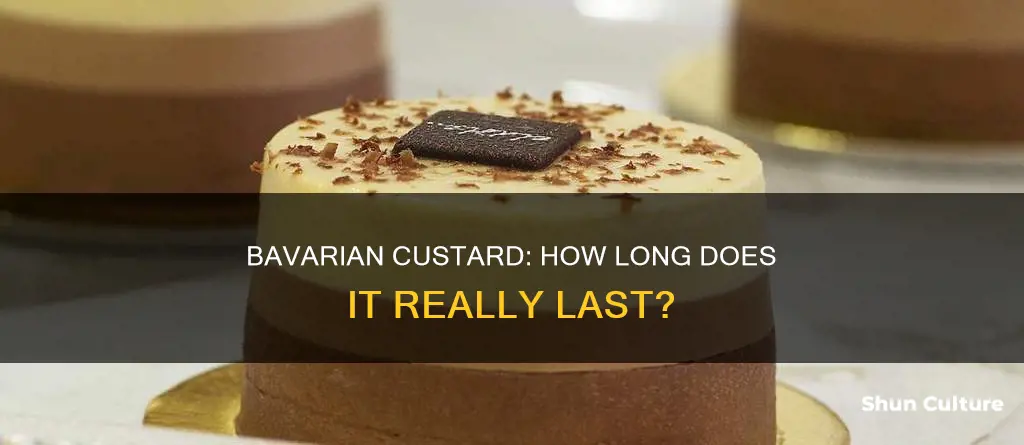 how long will bavarian custard last