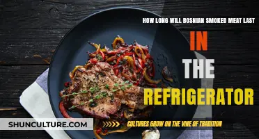 Bosnian Smoked Meat Refrigerator Shelf Life: Storage Tips & Duration