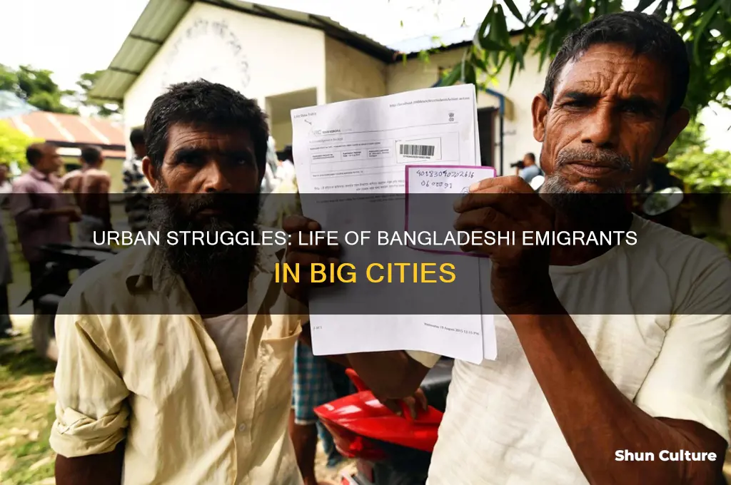 how look life emigrants in bangladesh live in big citie