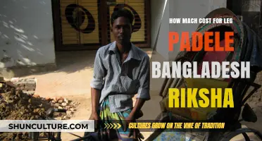 Exploring Bangladesh: Leg Paddle Rickshaw Ride Costs Revealed