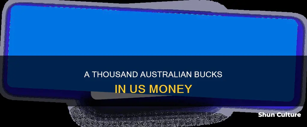 how mach is 1600 australian dollars to american