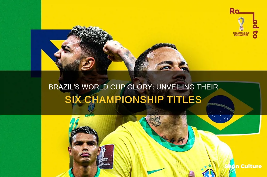 how man6 championships does brazil have