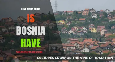 Exploring Bosnia's Land Area: How Many Acres Does It Cover?