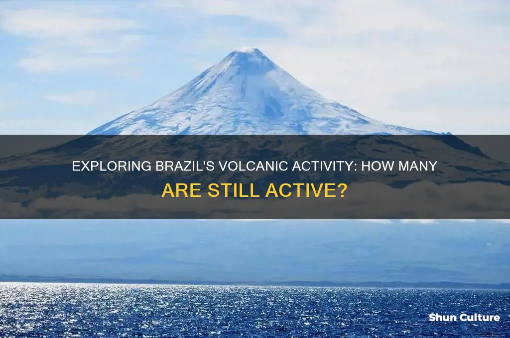 how many active volcanoes are there in brazil
