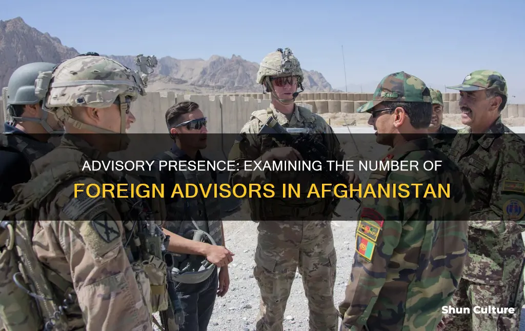 how many advisors in afghanistan