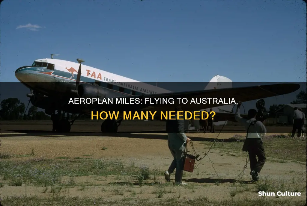 how many aeroplan miles to fly to australia