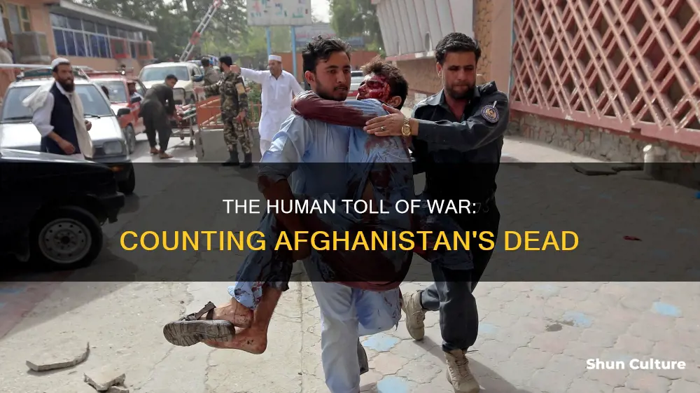 how many afghan citizens died in afghanistan