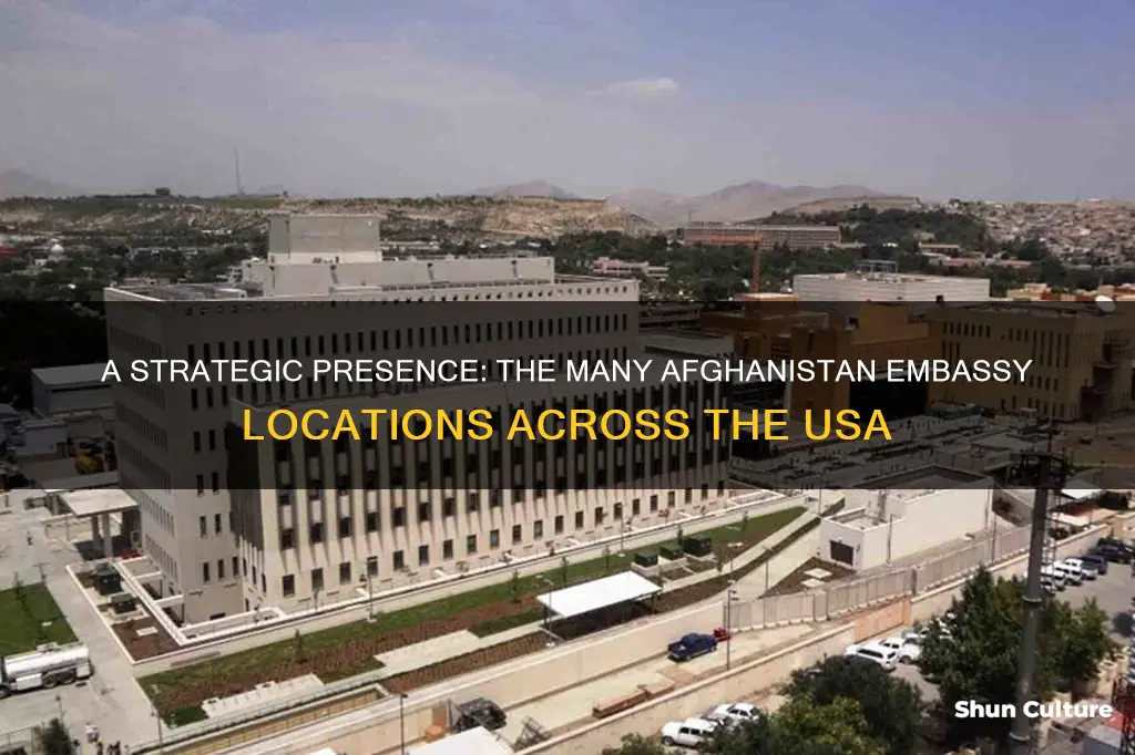 how many afghanistan embassy in usa